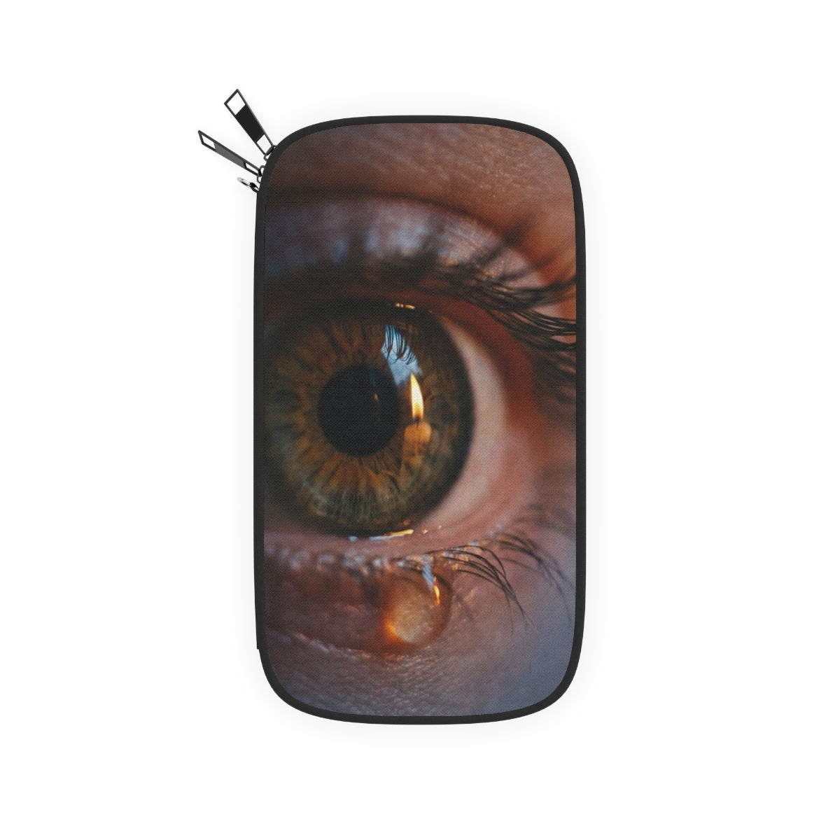 Passport Wallet - Amber Iris Reflection Fine Art Print |...