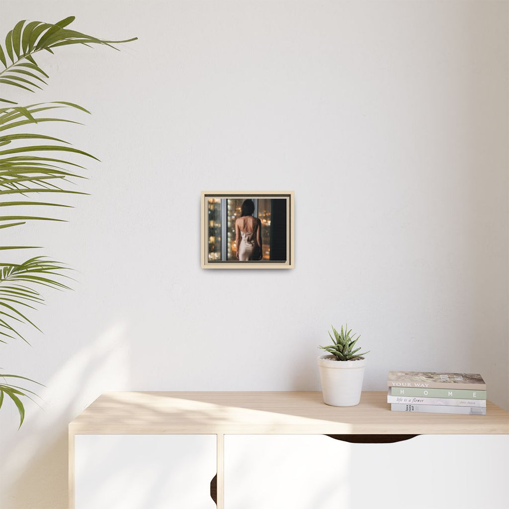 Framed Matte Canvas - Cinematic Nights — Natural / 1.25"