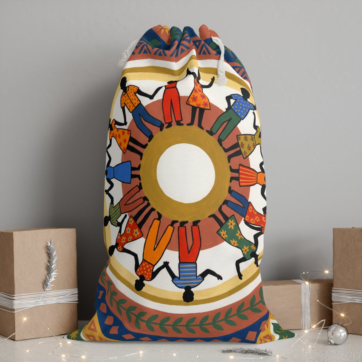 Sack - Unity Mandala Folk Art | Echovira Gallery