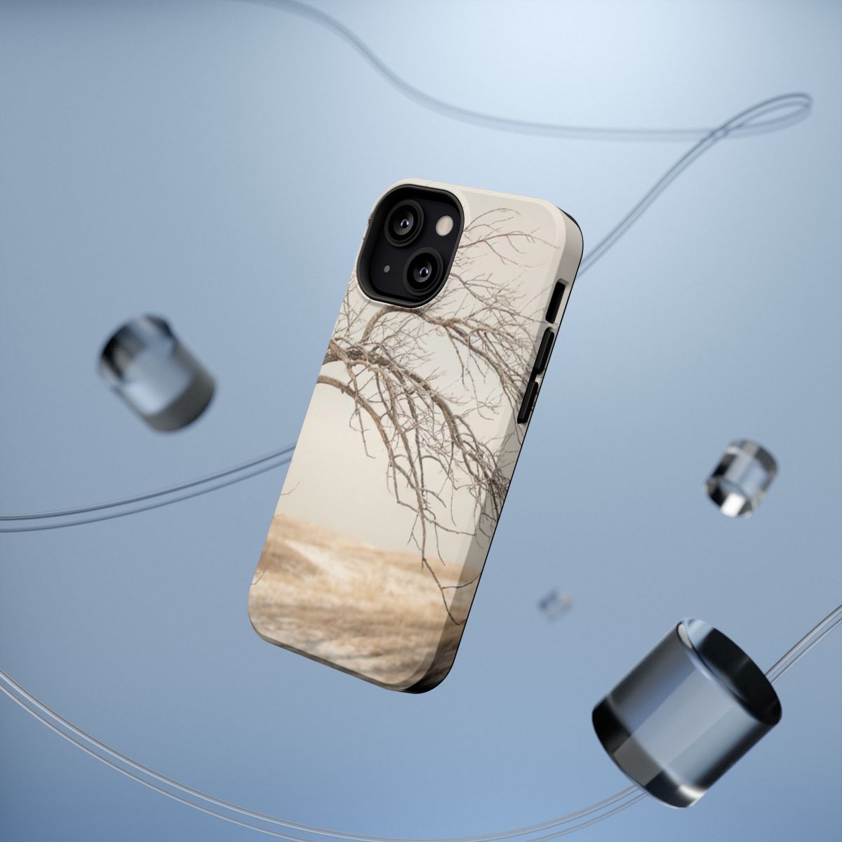 Impact-Resistant Cases - Tough Phone Case - Winter Tree Vibe— sizes part 1/2