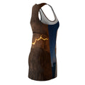 Women's Cut & Sew Racerback Dress - Golden Fissure |...
