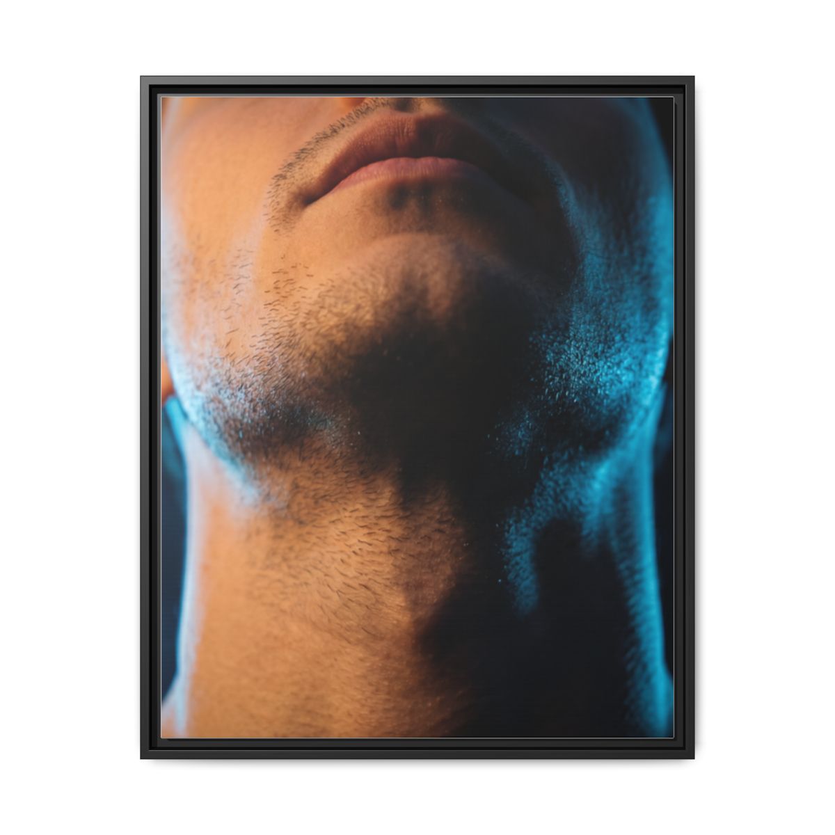 Framed Matte Canvas - Neon Noir
