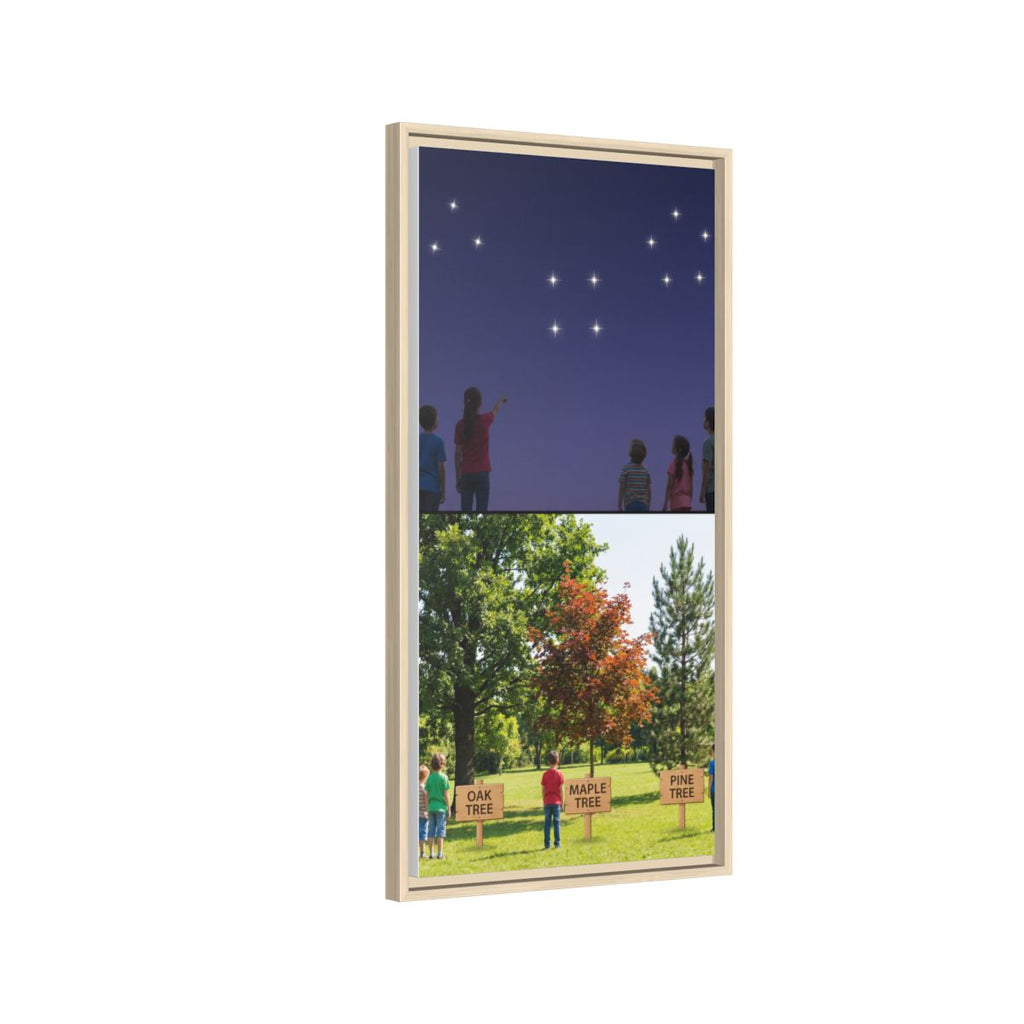Framed Matte Canvas - Discovery — Natural / 1.25"