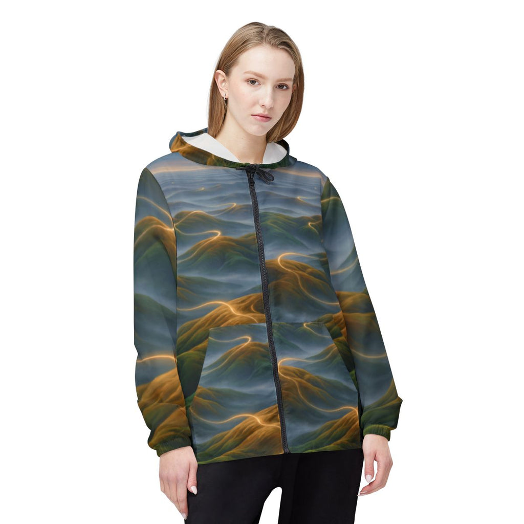 Golden Mountain Windbreaker Jacket for Women