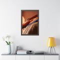Framed Vertical Poster - Silk Silhouette — Walnut (11×14......