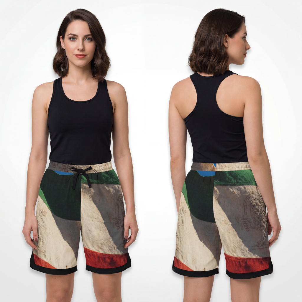 Basketball Rib Shorts - Flag