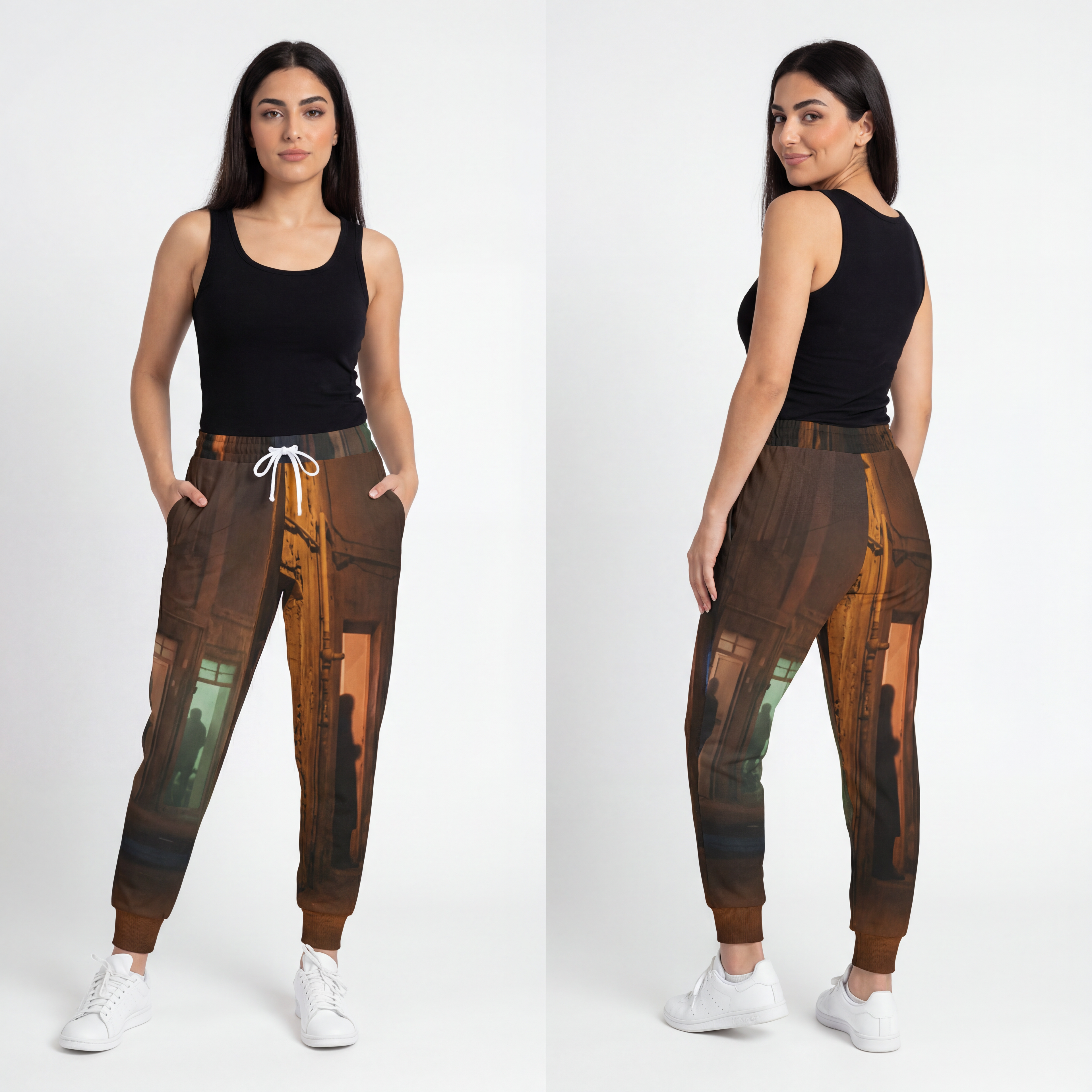 Athletic Joggers - Midnight Streetglow Joggers | Echovira...