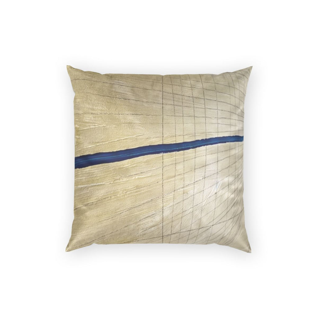 Poly Velvet Pillow - Blue Horizon | Echovira Gallery