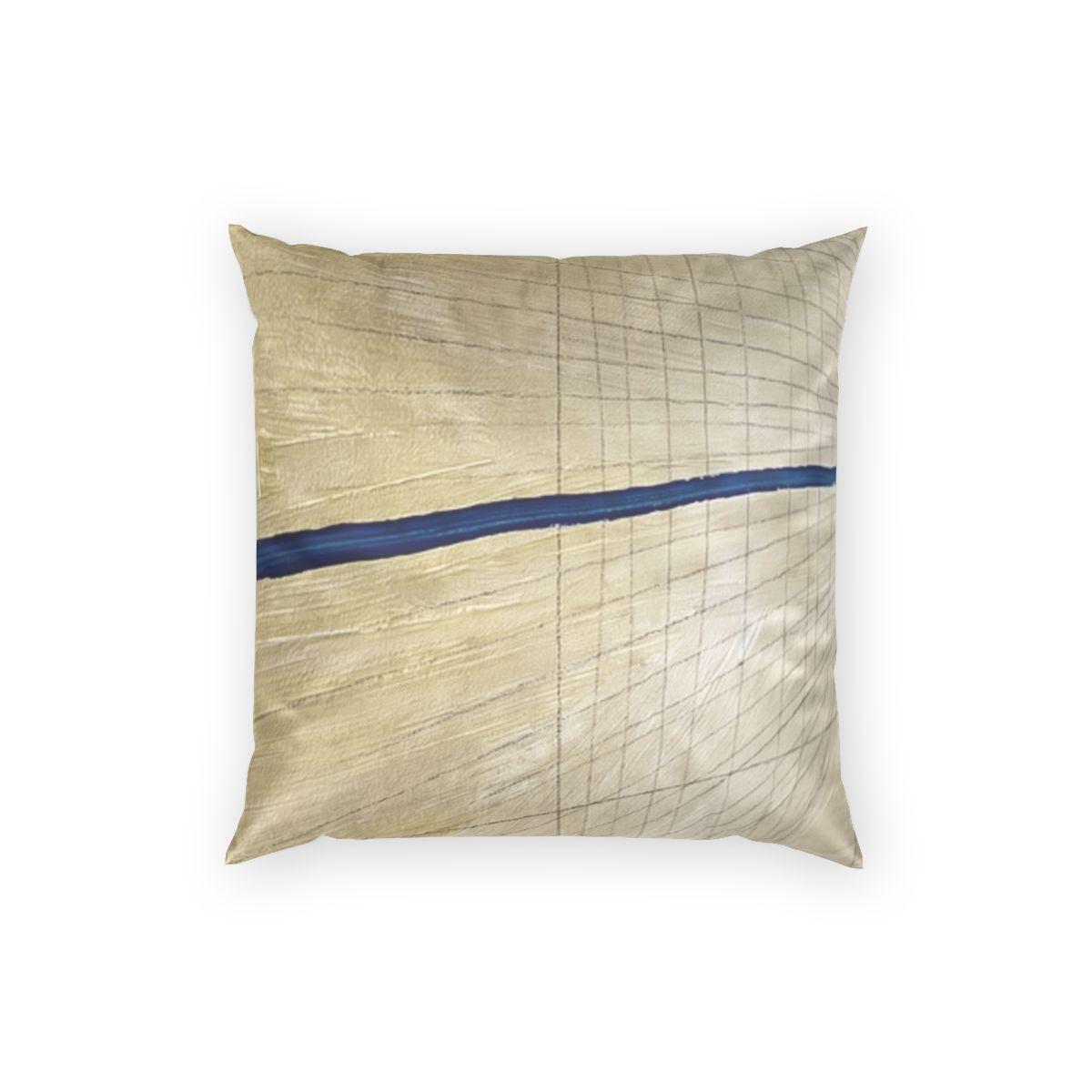 Poly Velvet Pillow - Blue Horizon | Echovira Gallery