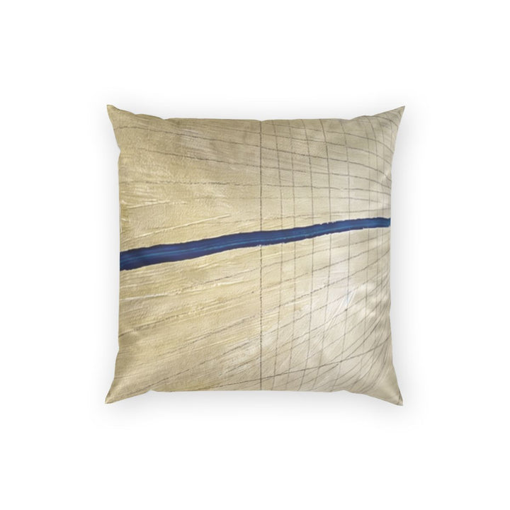 Poly Velvet Pillow - Blue Horizon
