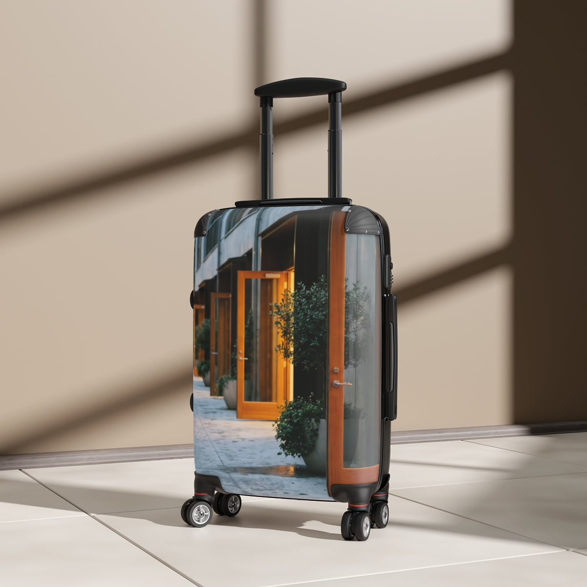 Suitcase - Twilight Walkway Travel Luggage | Echovira...
