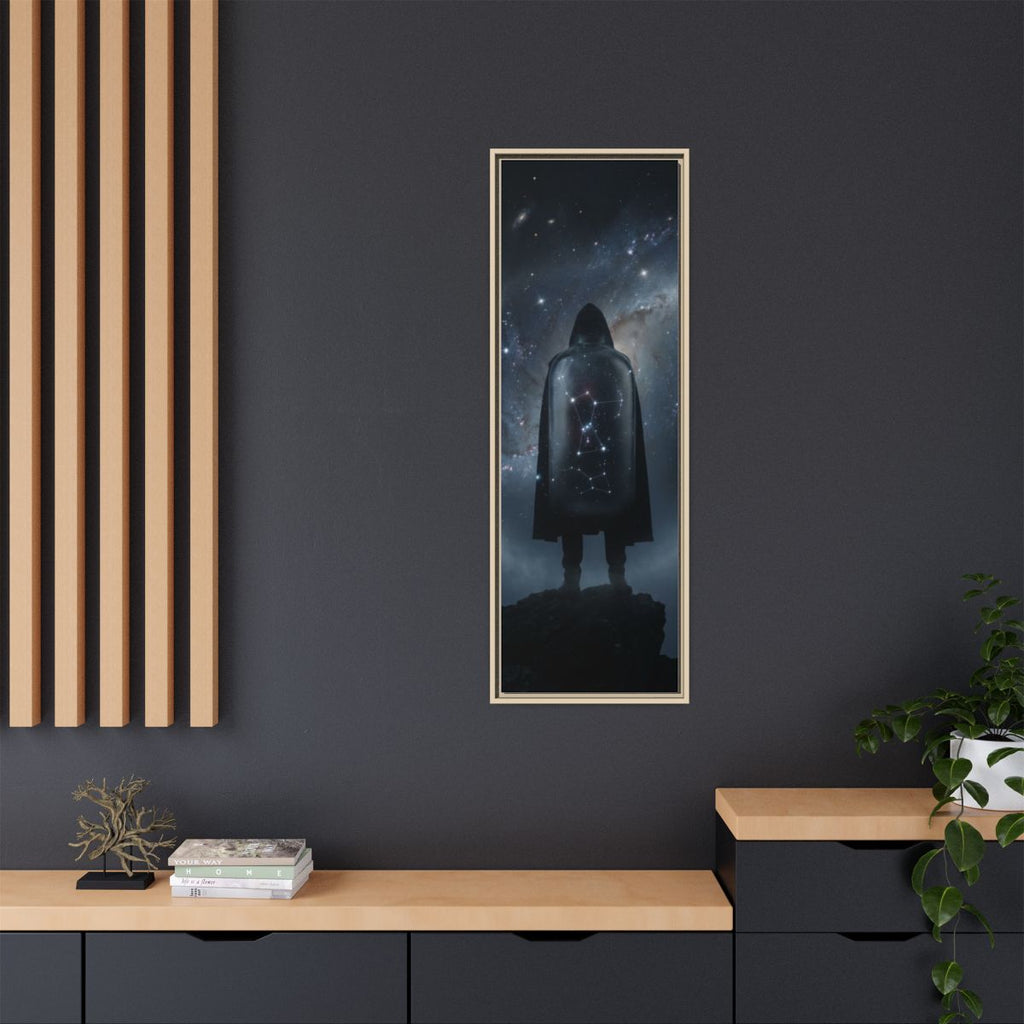 Framed Matte Canvas - Cosmic Sentinel — Natural / 1.25"... |...