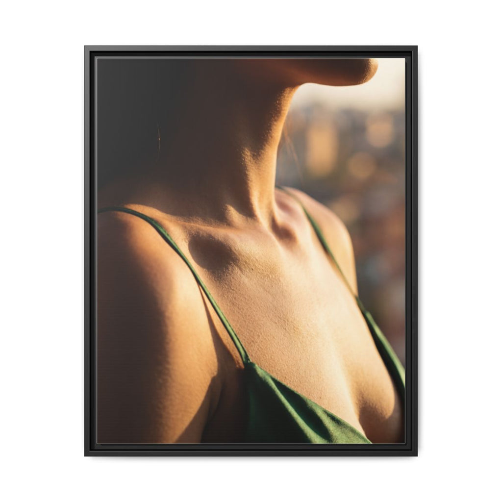 Framed Matte Canvas - Sunlit Muse