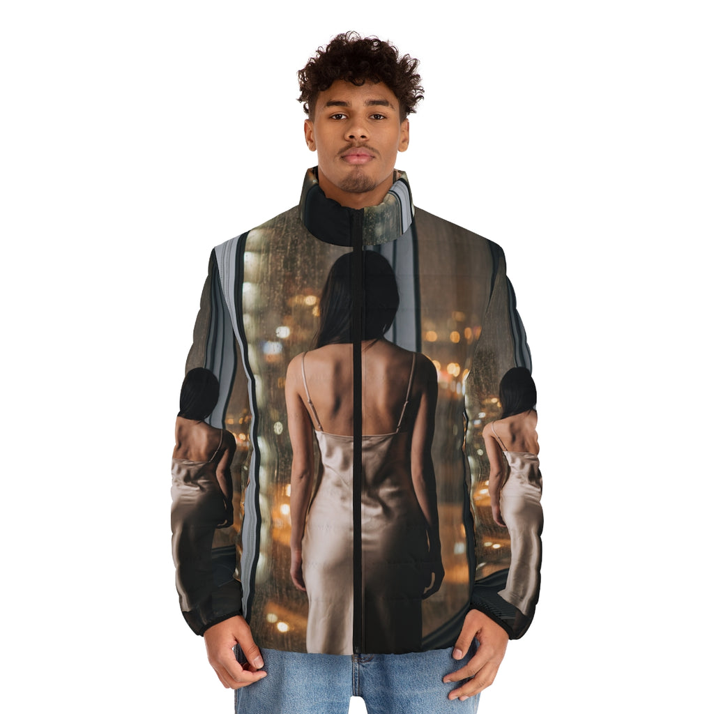 Men's Puffer Jacket - Winter City Edge