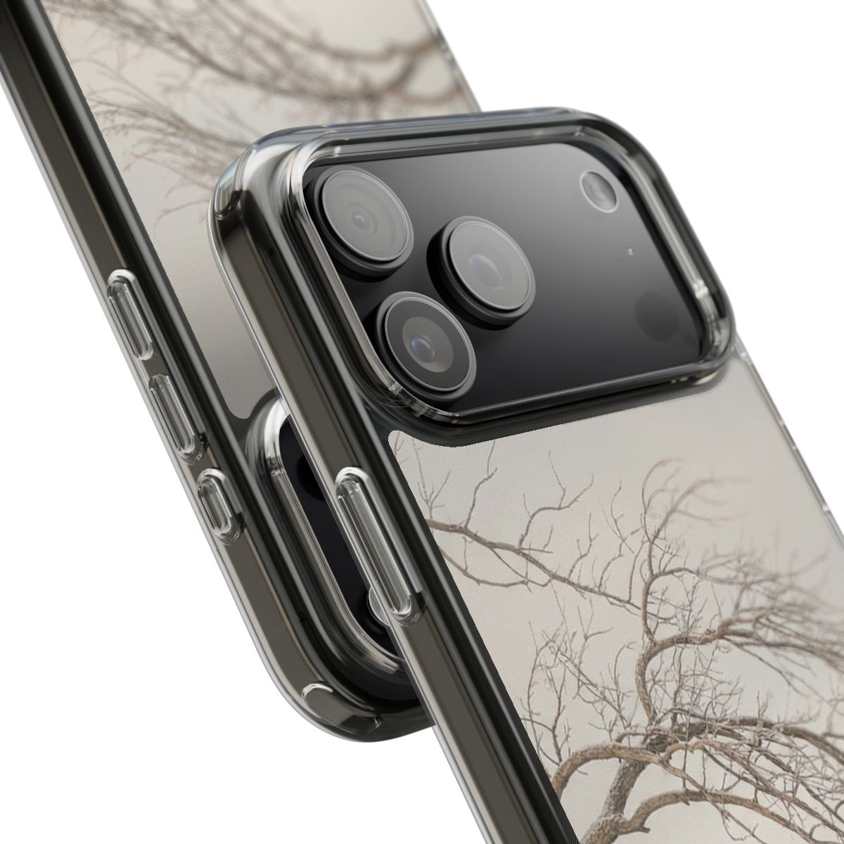 Clear Impact-Resistant Cases - Clear Phone Case - Winter...