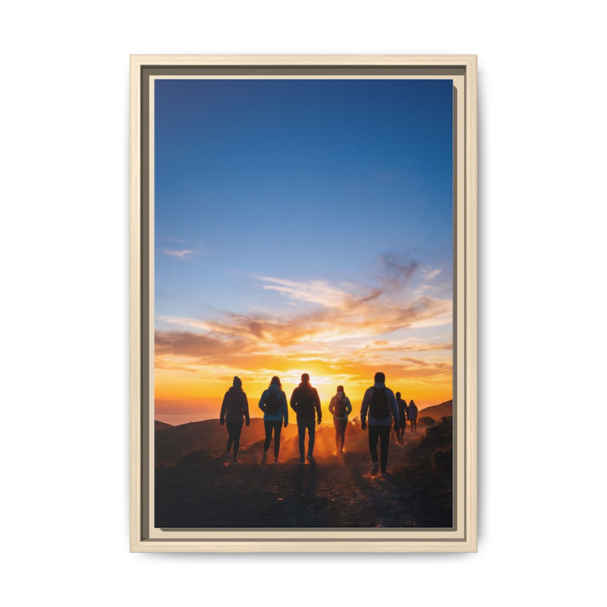 Matte Canvas, Framed - Epic Dawn Trek