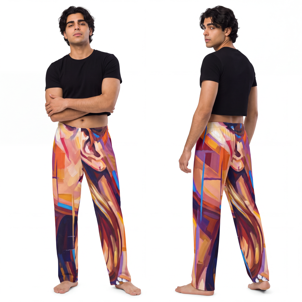 Men's Pajama Pants - Shattered Elegance | Echovira Gallery