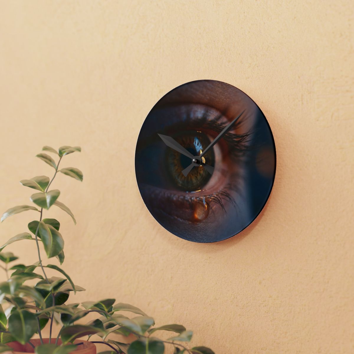 Acrylic Wall Clock - Timeless Emotion
