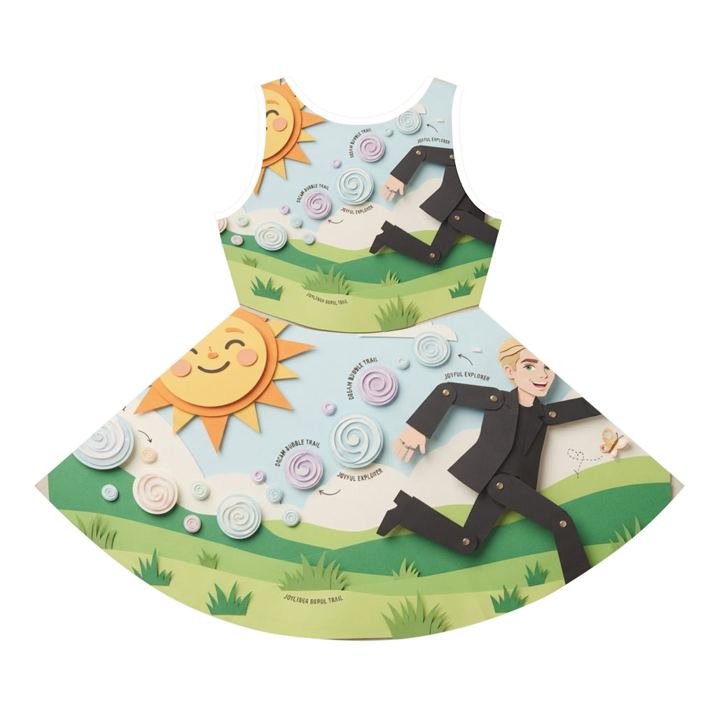 Girls' Sleeveless Sundress - Meadow Sunshine | Echovira...