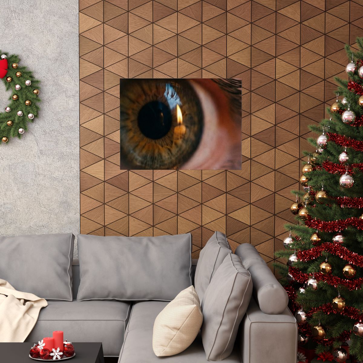 Matte Horizontal Posters - Amber Iris Reflection Fine Art......