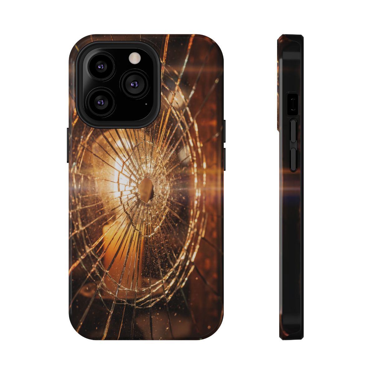 Impact-Resistant Case - Moody Fractured Glass— sizes part 1/2