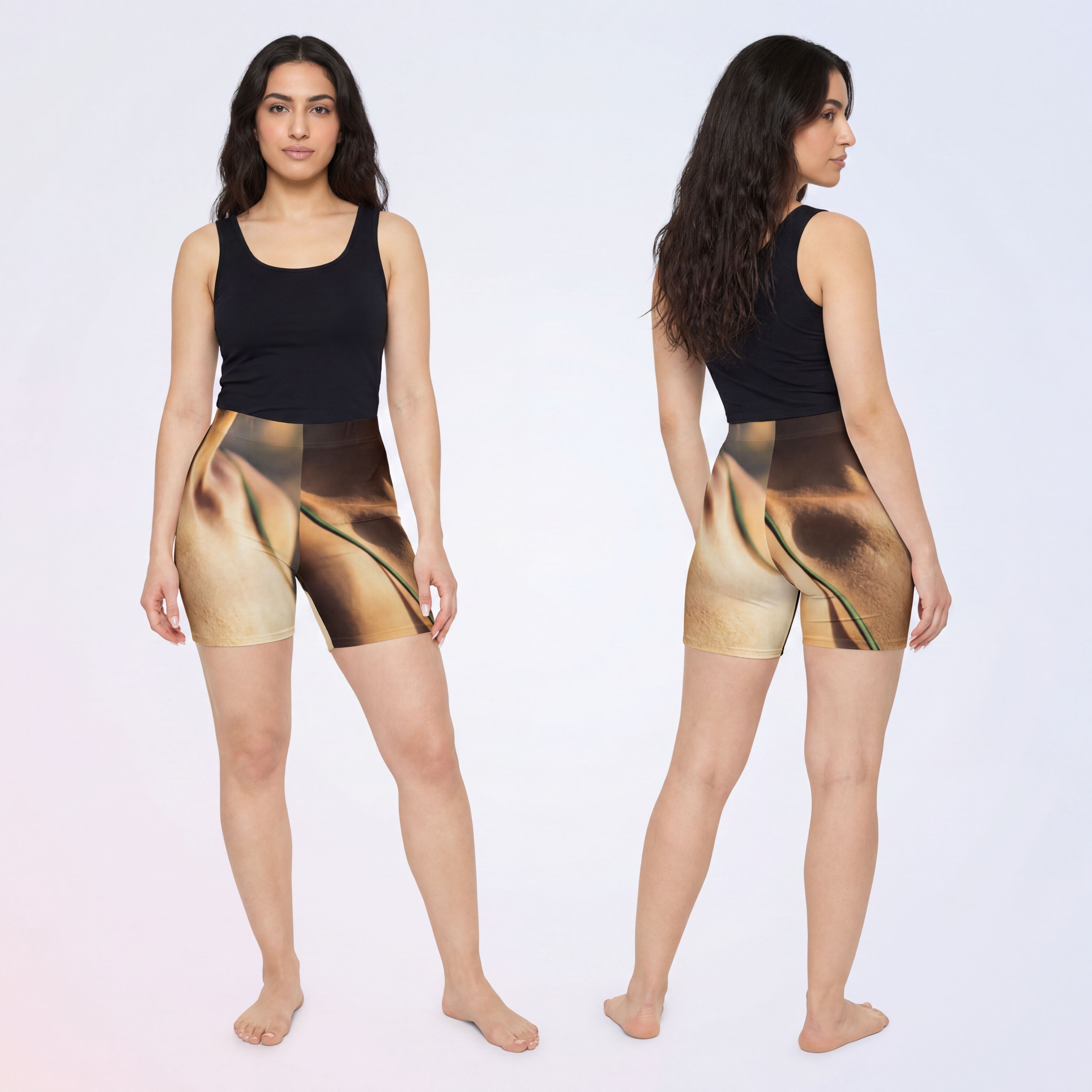 Women's Biker Shorts - Cinematic Spin