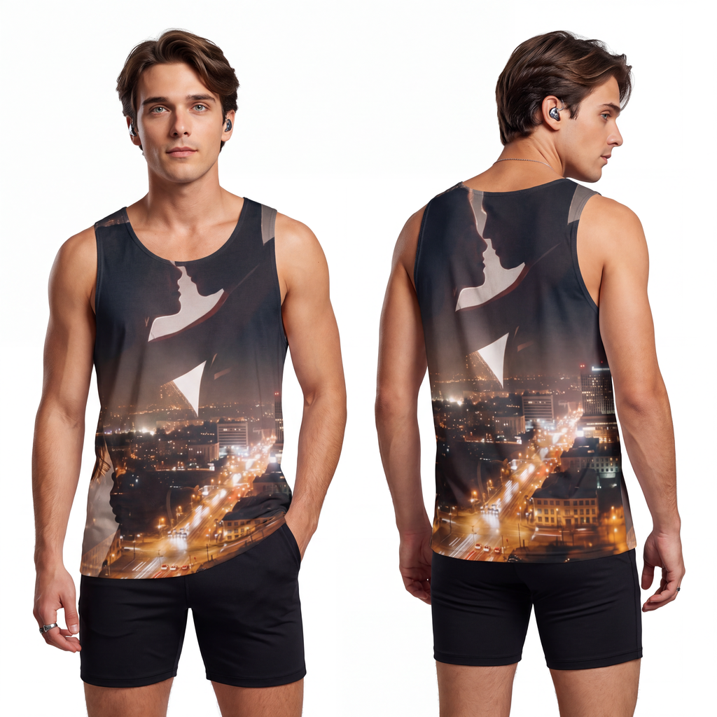Men's Tank - Metropolitan Lovers Silhouette | Echovira...