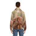 Men's Full-Zip Hoodie - Golden Rays of Unity Wall Art |...