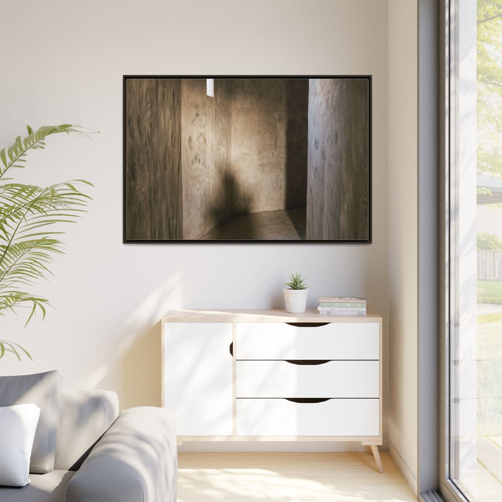 Matte Canvas, Framed - Shadows of the Citadel moody... |...