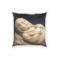 Poly Velvet Pillow - Slumbering Innocence Classical Marble...