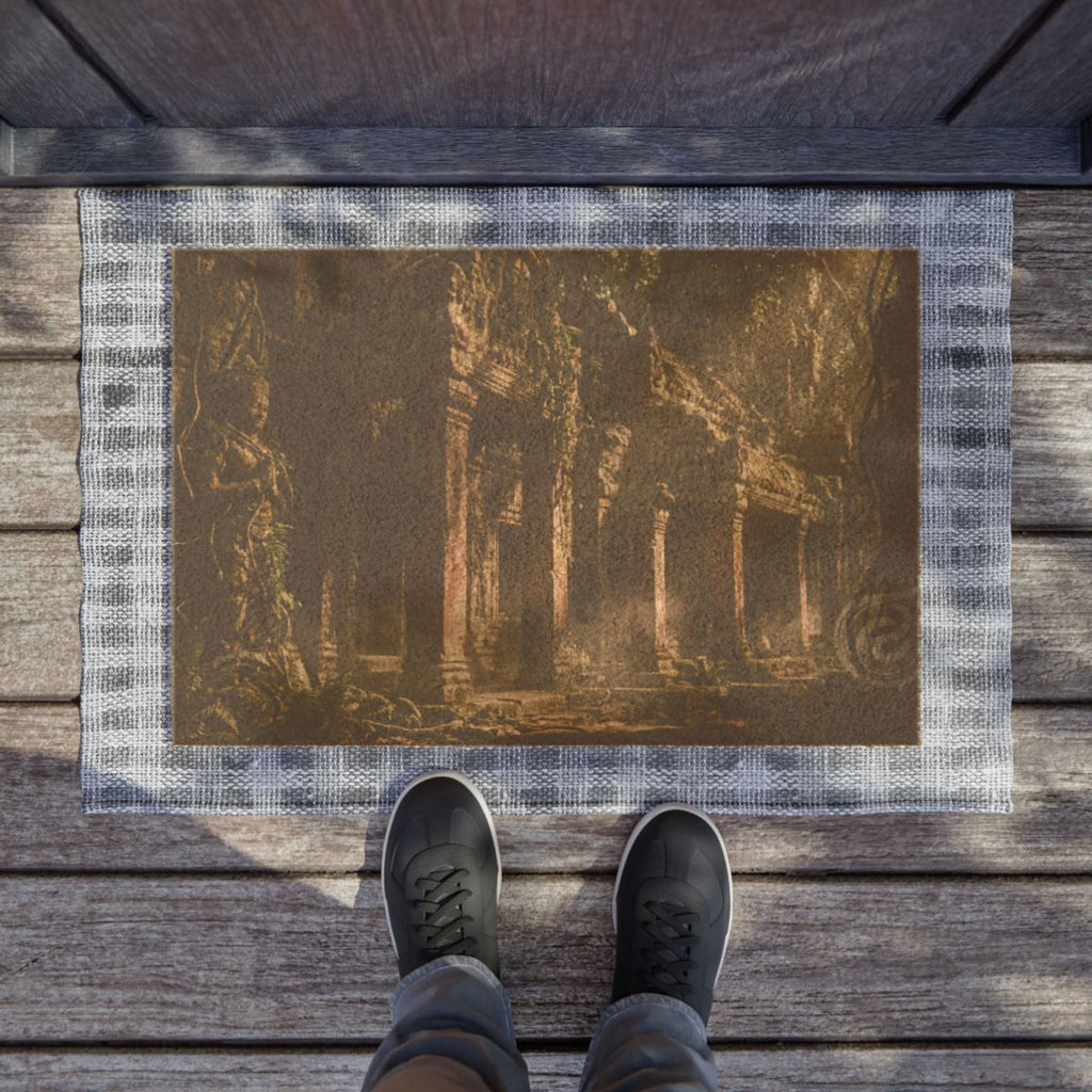Doormat - Ancient Temple Threshold | Echovira Gallery