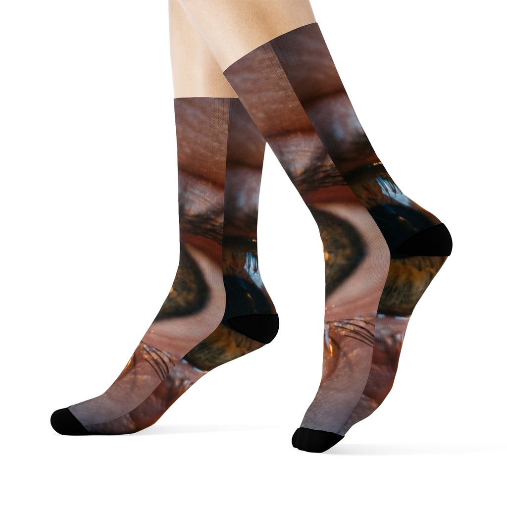 Crew Socks - Midnight Gaze