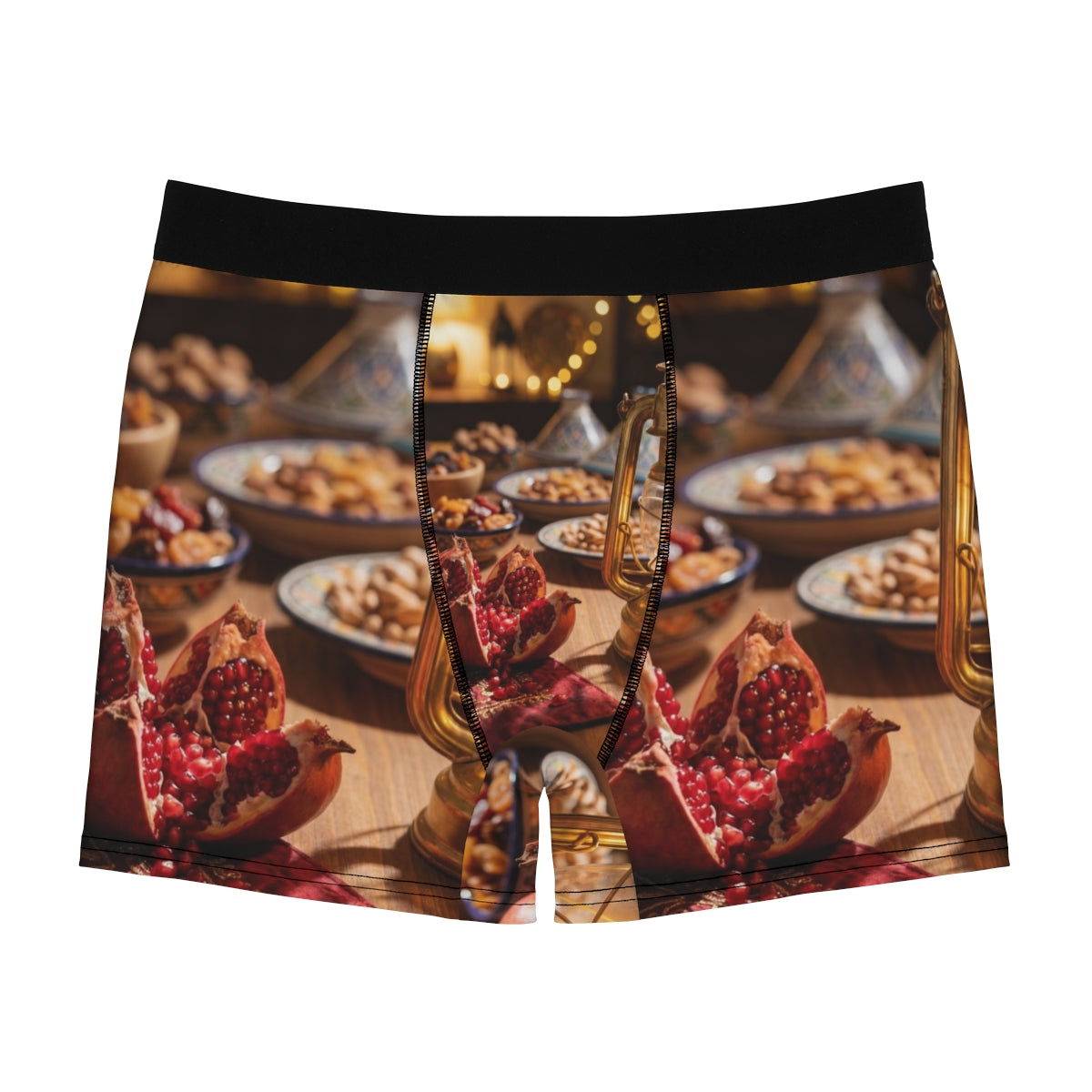 Men's Boxer Briefs - Amber Harvest Glow | Echovira Gallery