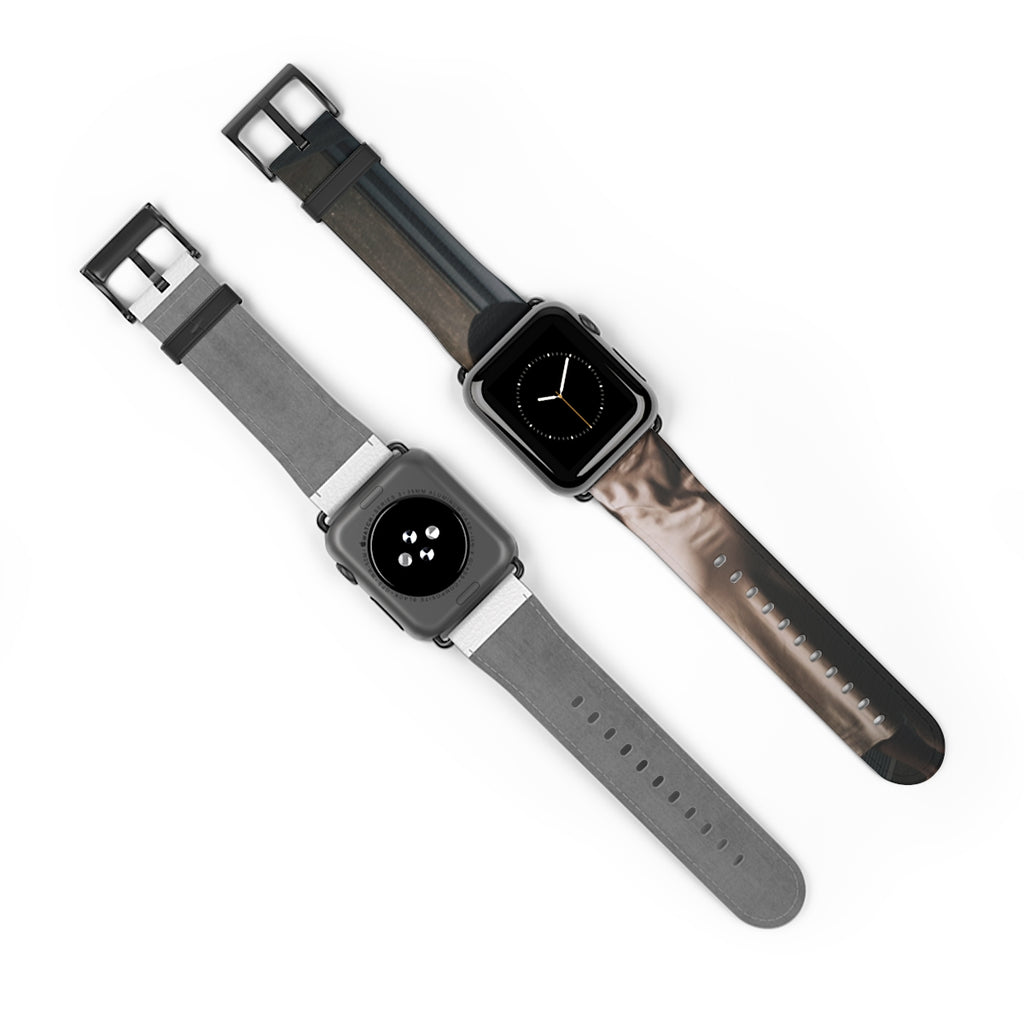 Apple Watch Band - Shimmering City Grid | Echovira Gallery