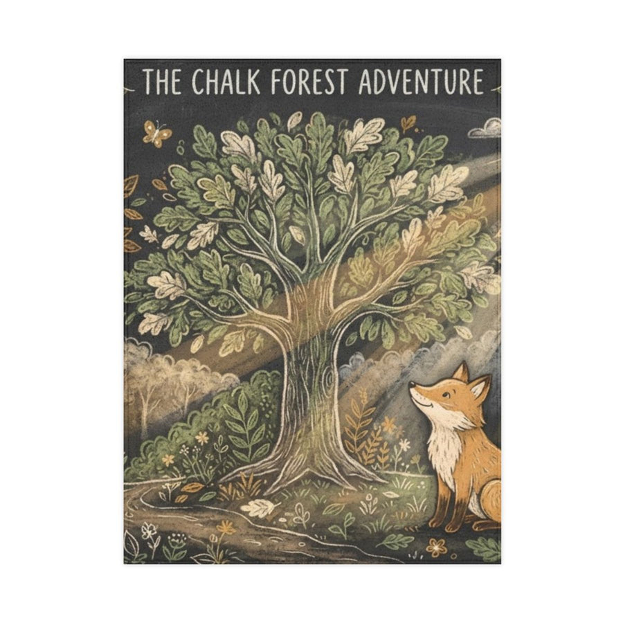 Toddler Blanket - Chalk Forest Slumber