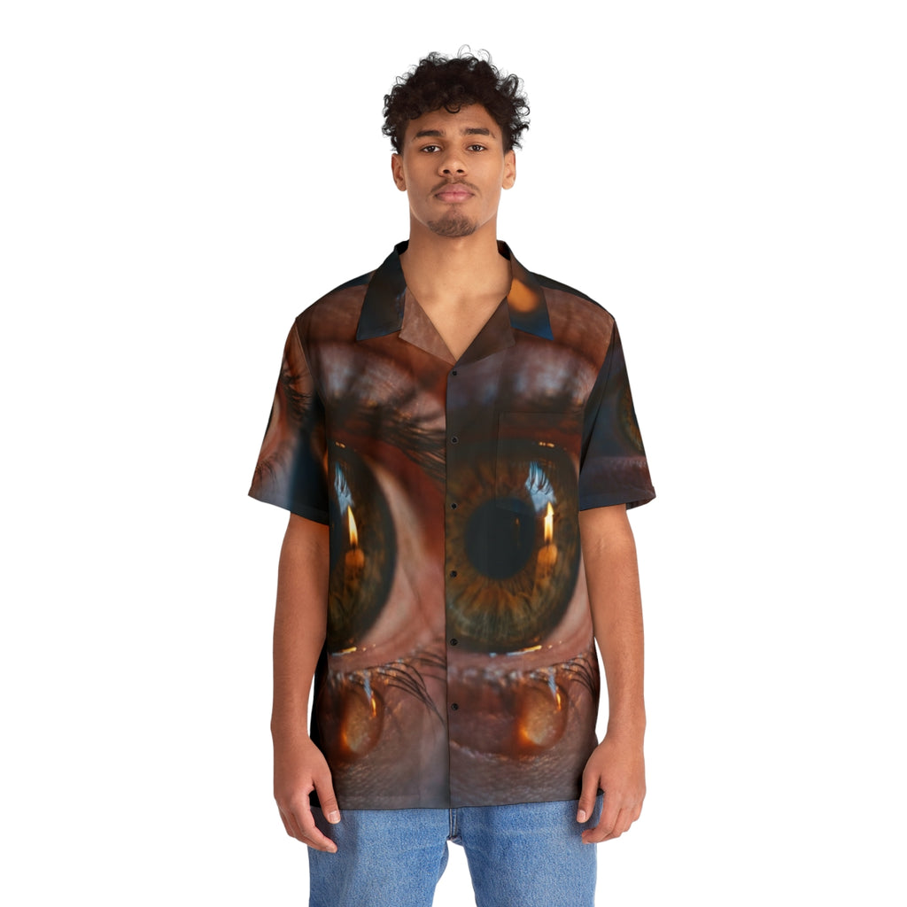 Men's Hawaiian Shirt - Luminous Tear
