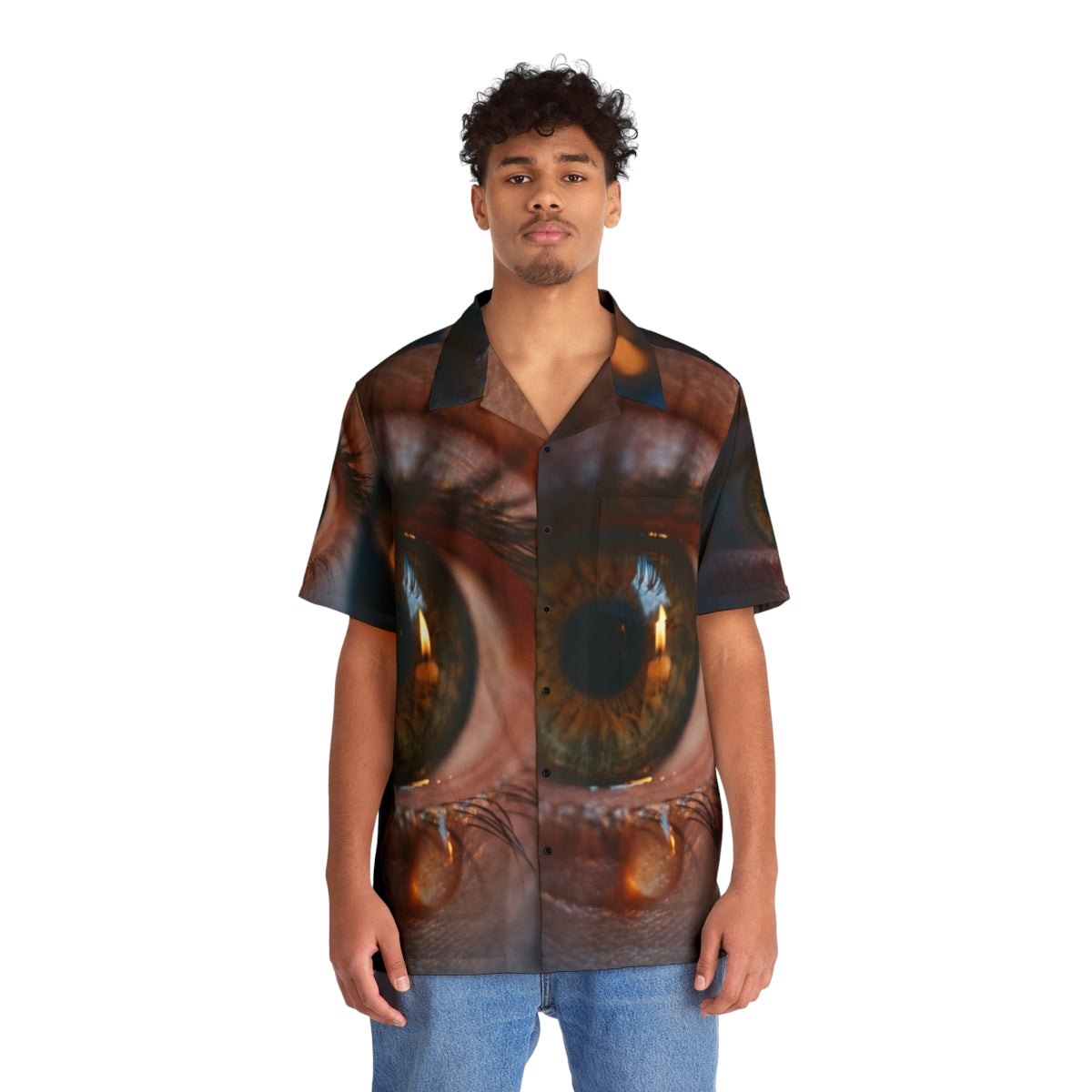 Men's Hawaiian Shirt - Luminous Tear