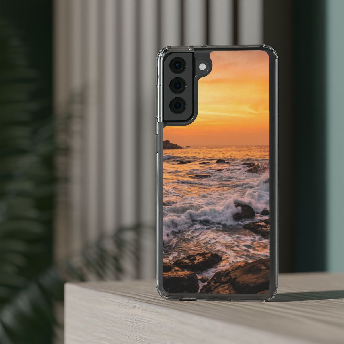 Clear Impact-Resistant Cases - Clear Phone Case - Golden...