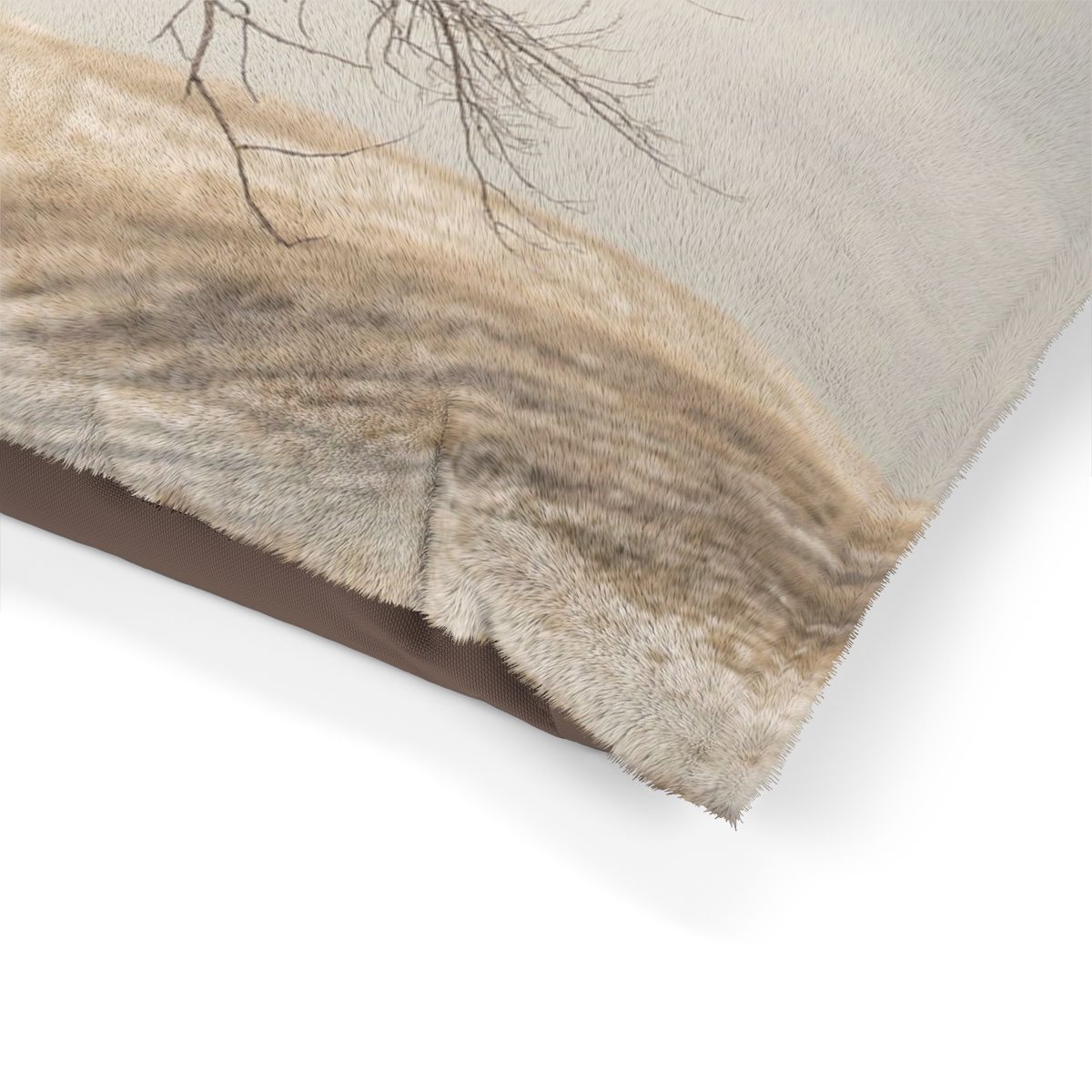 Pet Bed - Winter Branch Solitude Landscape | Echovira...