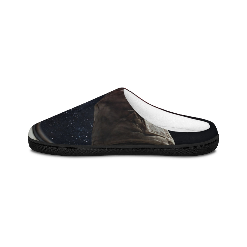 Women's Slippers with Astronaut Space Window Art