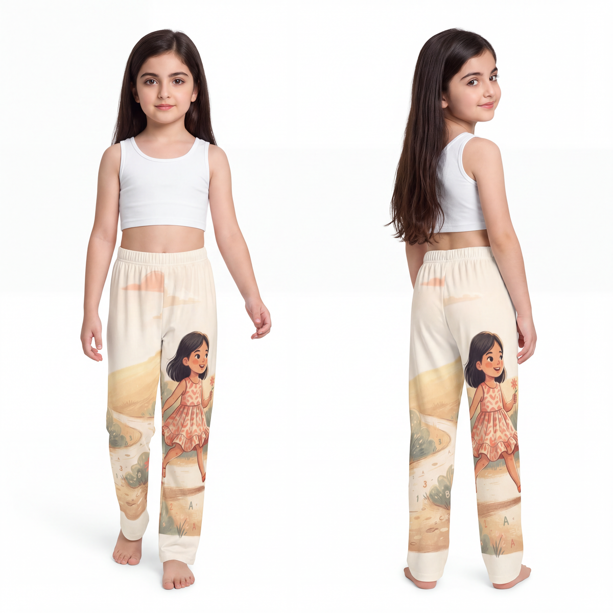 Kids Lounge Pants - Sunny Trail Pajama Pants | Echovira...