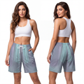 Athletic Long Shorts - Liminal Corridor Fog Art Print |...