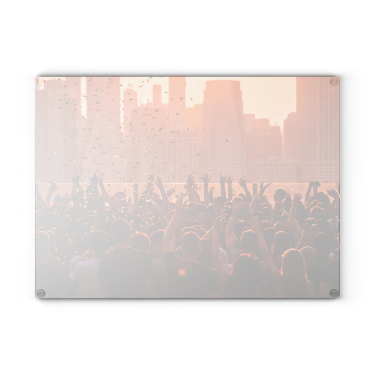 Glass Cutting Board - City Lights Festival | Echovira...