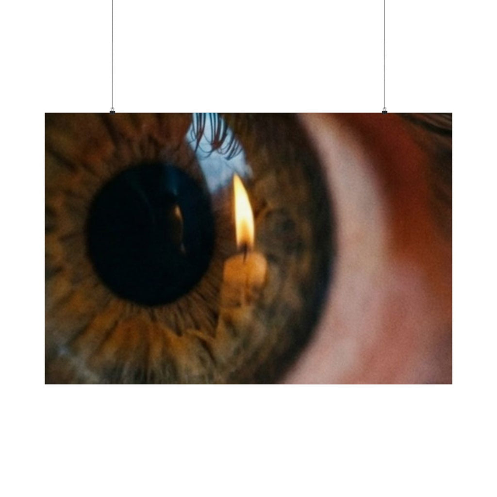 Matte Horizontal Posters - Amber Iris Reflection Fine Art......