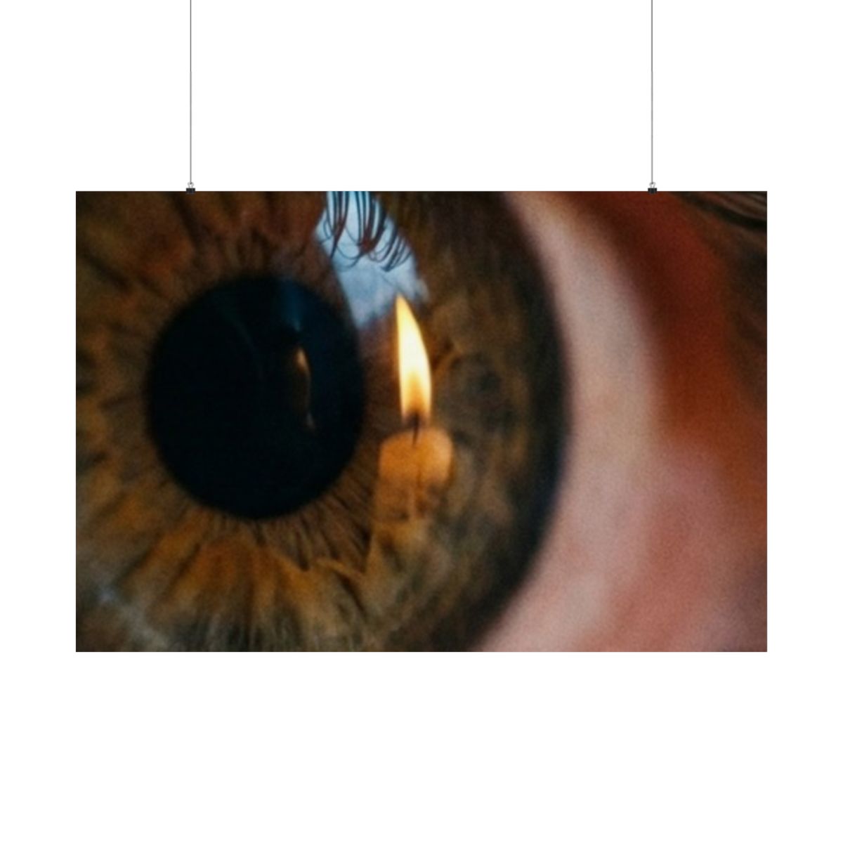 Matte Horizontal Posters - Amber Iris Reflection Fine Art......