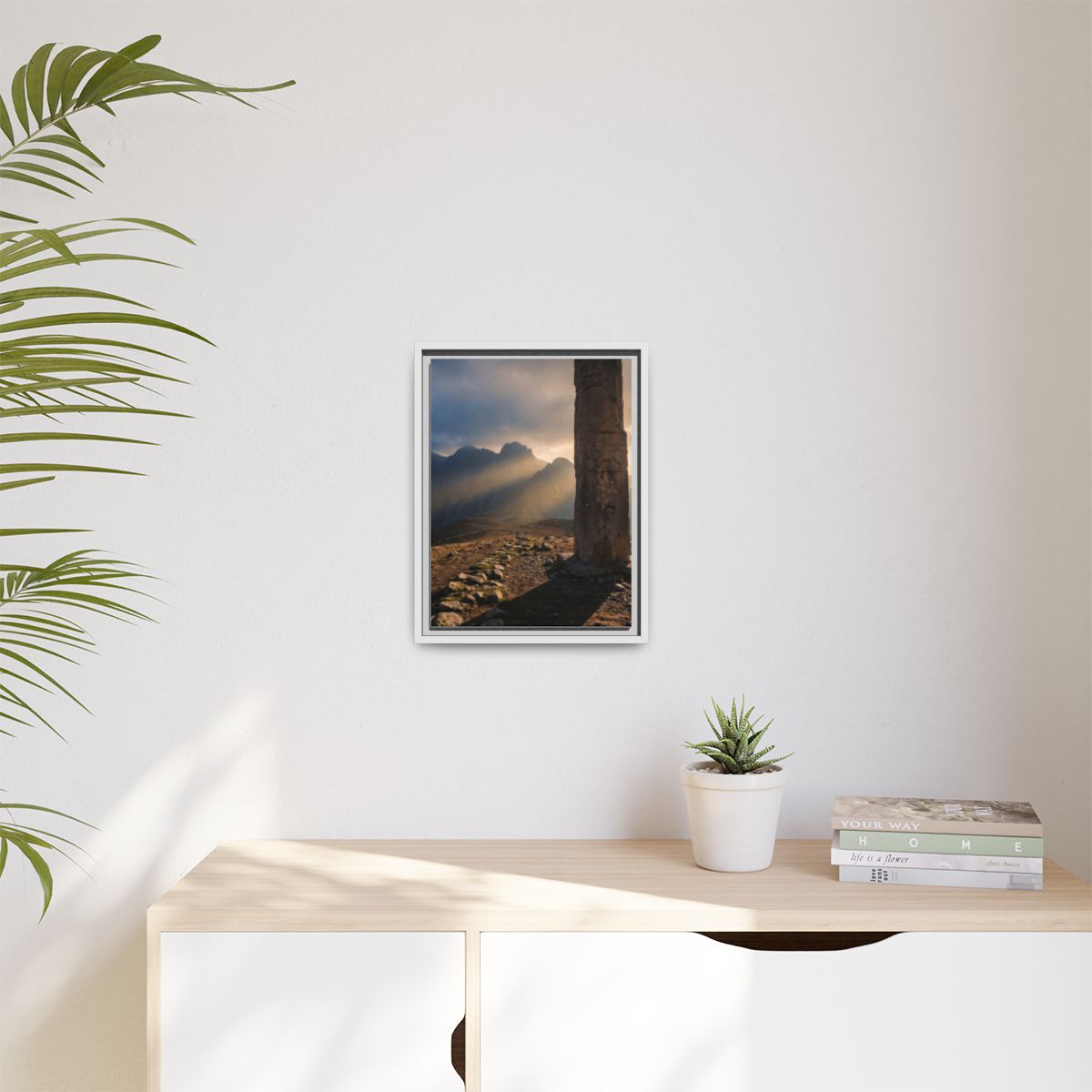 Matte Canvas, Framed - Mystic Monolith Ancient Persian... |...