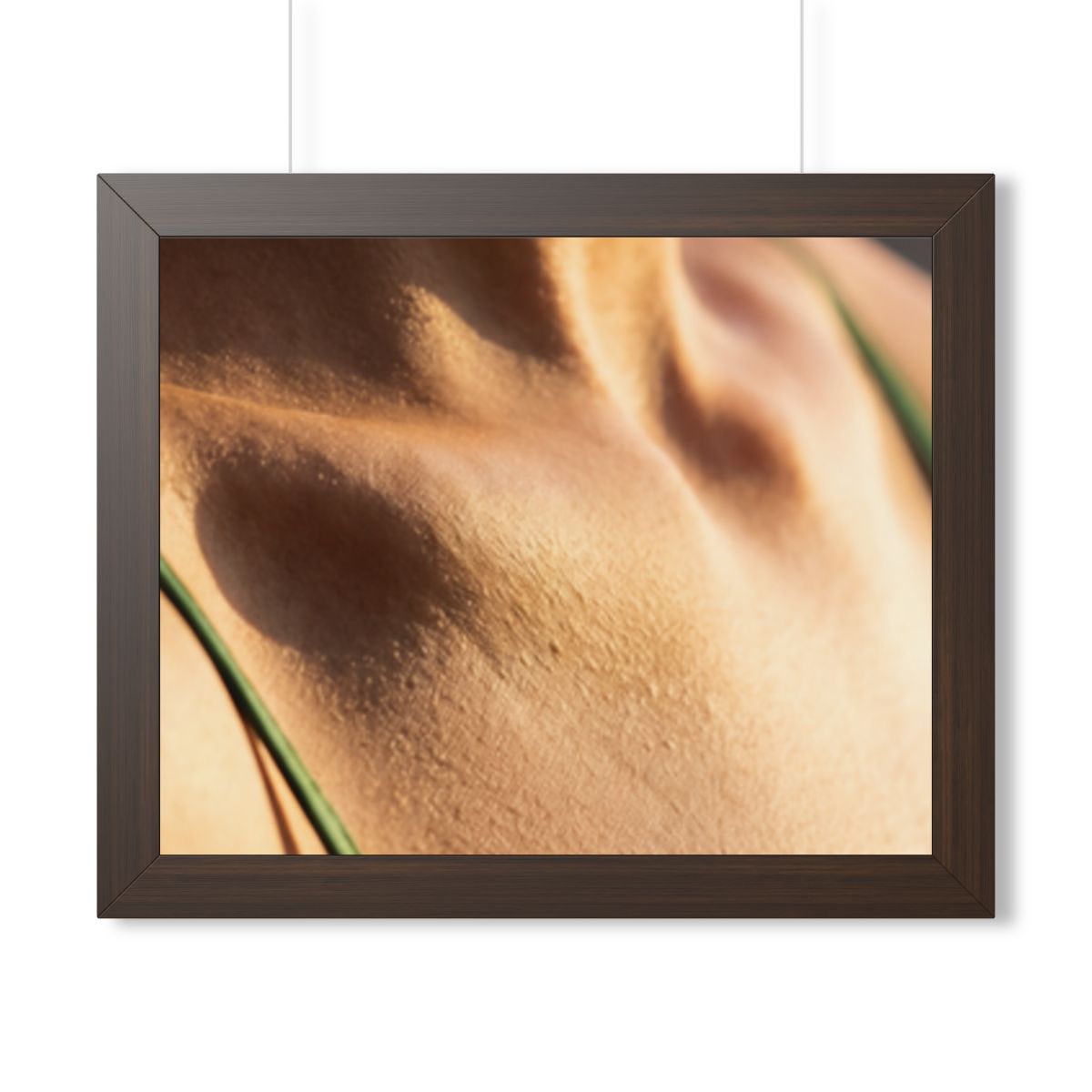 Framed Horizontal Poster - Golden Hour Glow - Minimalist......