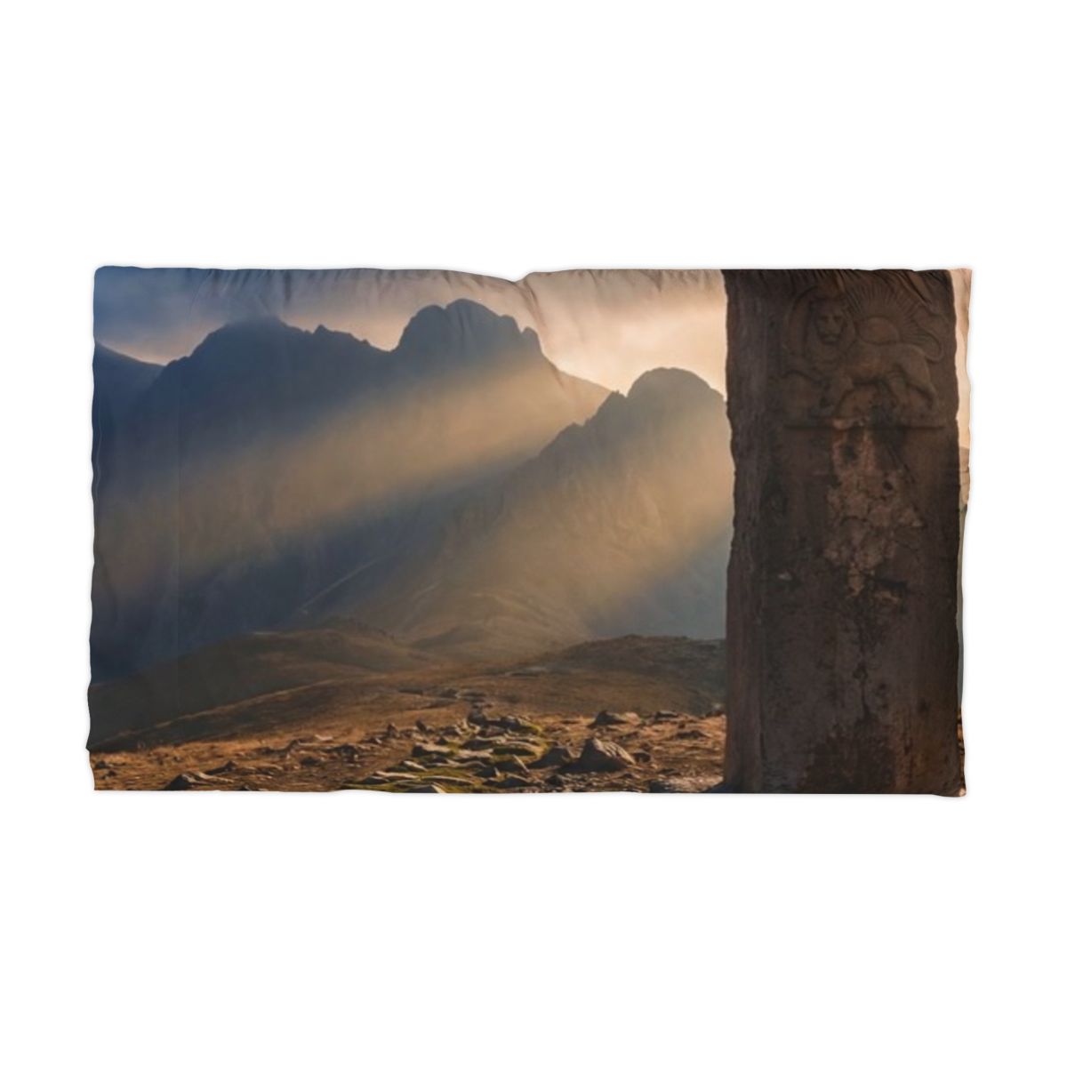 Microfiber Pillowcase - Mystic Monolith Ancient Persian... |...