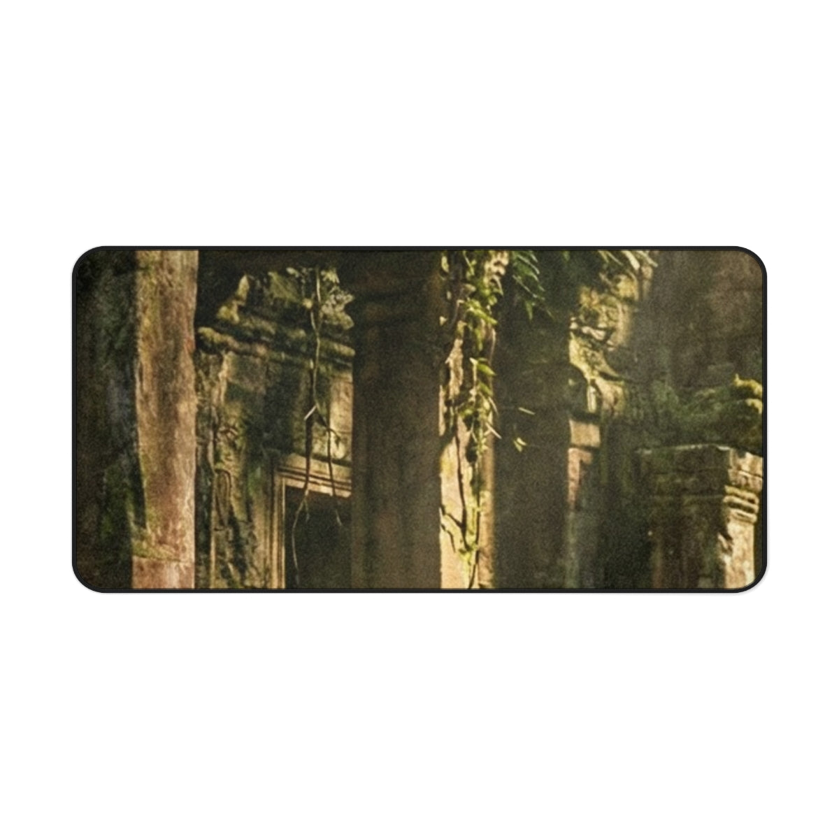 Desk Mat - Ancient Temple Workstation | Echovira Gallery