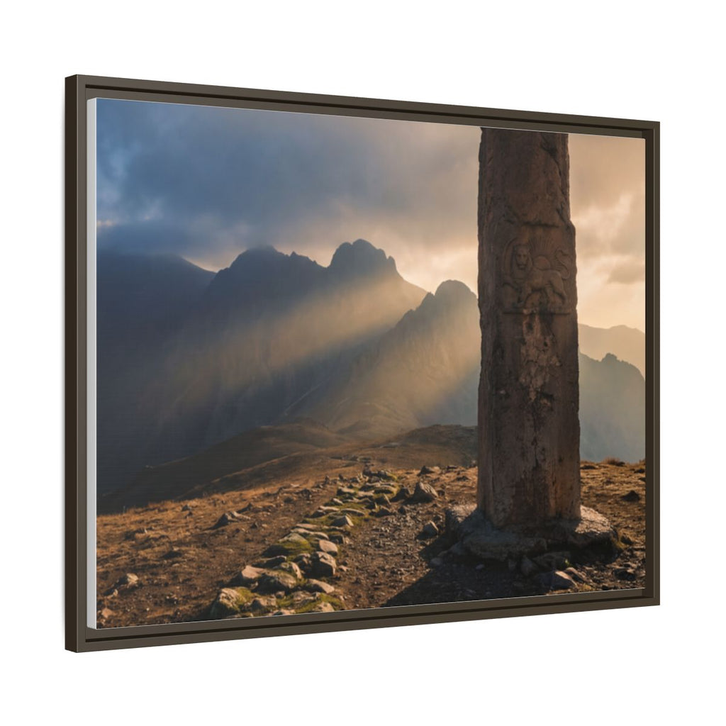 Framed Matte Canvas - Mystic Heritage — Espresso / 1.25"